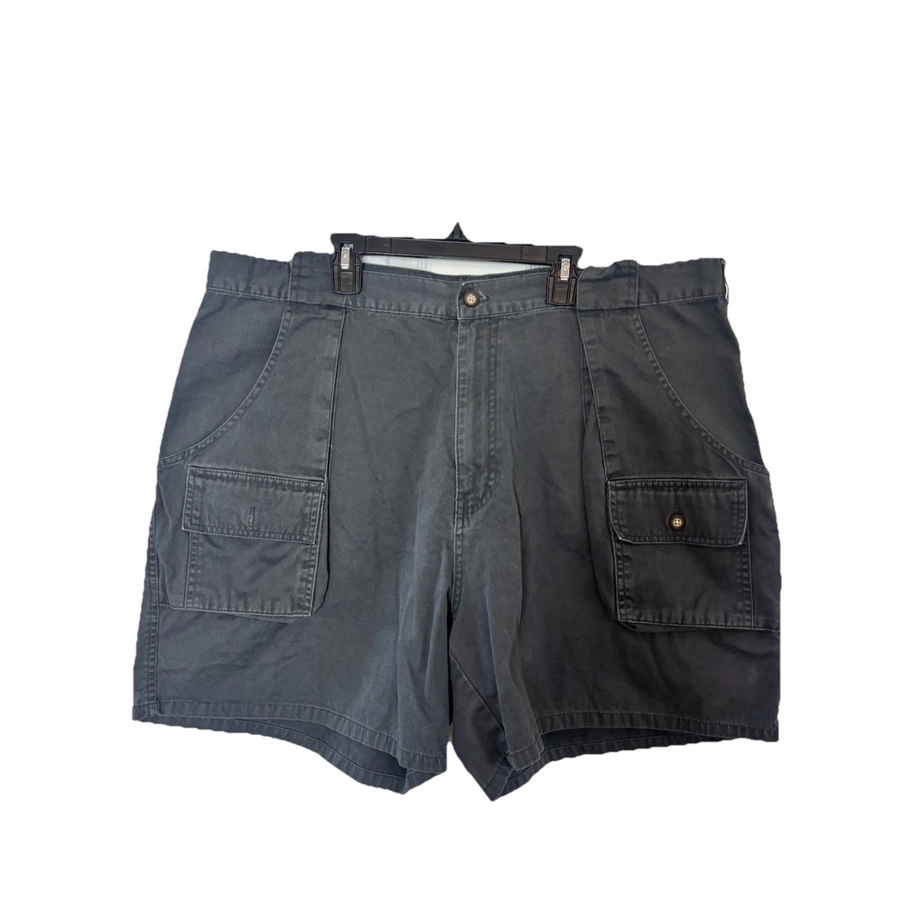 Munsingwear Chino Short Men's 40x5 ‎ Cotton Flat Front Black